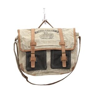 "PARIS BY-CYCLE" MESSENGER BAG